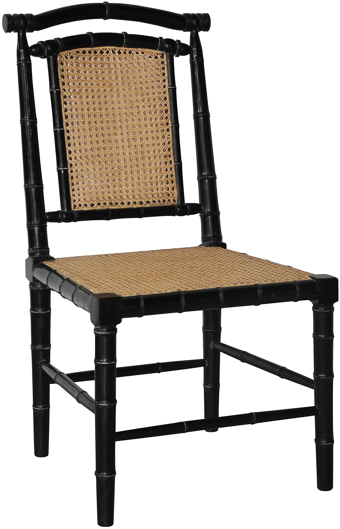 Black bamboo outlet dining chairs